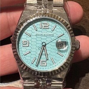 Specht & Söhne SP-RO-1 37mm Ice Blue Men’s Automatic Watch Miyota 8215